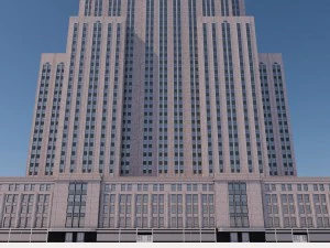 empire state building new york 3D Model