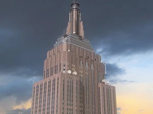 empire state building new york 3D Model