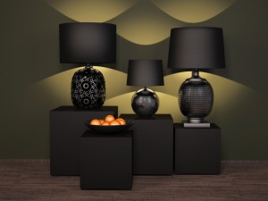 table lamps 3D Модель