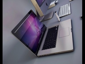 apple imac pack 3D 모델