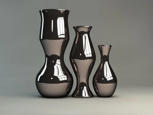 designer vases 6 colors 3D Model