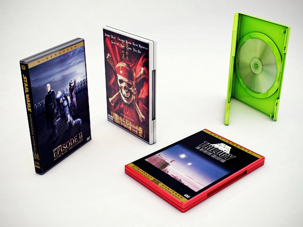 dvd case 3D Model .c4d .max .obj .3ds .fbx .stl .blend 