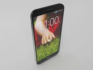 lg g2 mobile phone 3D Model