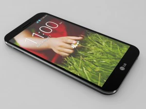 lg g2 mobile phone 3D Model