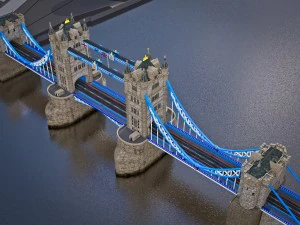 tower bridge 3D Model