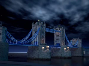 tower bridge 3D Model