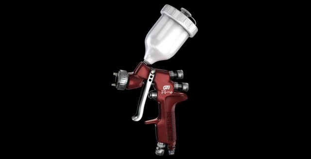 devilbiss spray 3D Модель .c4d .max .obj .3ds .fbx .stl .blend 