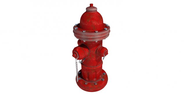 high quality fire hydrant 3D Model .c4d .max .obj .3ds .fbx .stl .blend