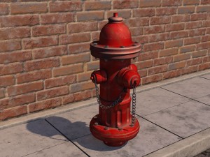 high quality fire hydrant 3D Model