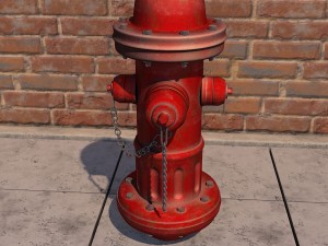 high quality fire hydrant 3D Model