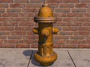 high quality fire hydrant 3D Model