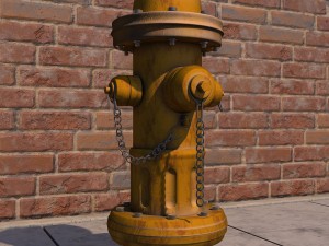 high quality fire hydrant 3D Model