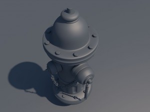 high quality fire hydrant 3D Model