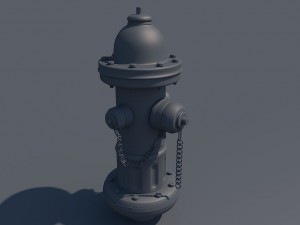 high quality fire hydrant 3D Model