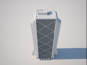 futuristic buildings pack 3D 模型