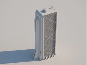 futuristic buildings pack 3D Model