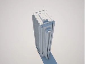 futuristic buildings pack 3D Model