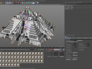 futuristic buildings pack 3D 模型