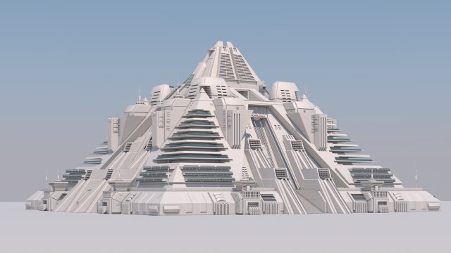 futuristic buildings pack 3D 模型 .c4d .max .obj .3ds .fbx .stl .blend 