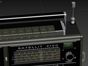 radio grundig satellit 2100 Modelo 3D