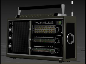 radio grundig satellit 2100 Modelo 3D
