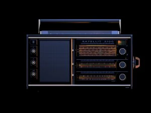 radio grundig satellit 2100 3D Model