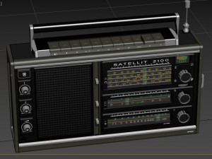 radio grundig satellit 2100 Modelo 3D