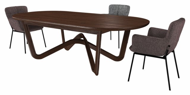 table and chair rolf benz 988 655 3D Model .c4d .max .obj .3ds .fbx .stl .blend