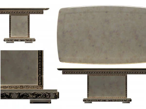 sofa chair table fantasia arredo classic 3D Model