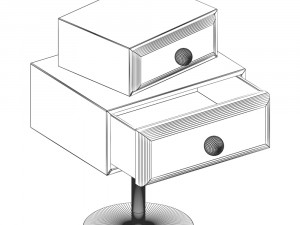 nightstand maisondada stand by me Model 3D