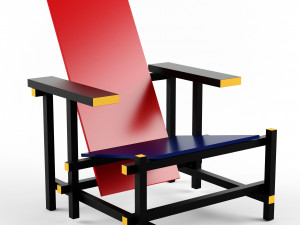 chair museum alivar 3D Model