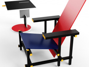 chair museum alivar 3D Model