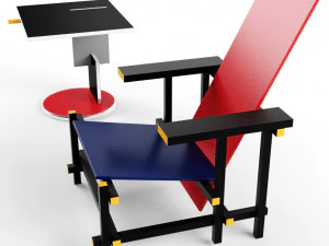 chair museum alivar 3D Model