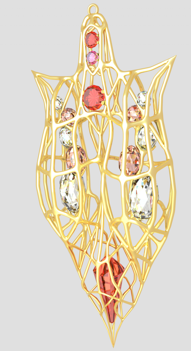 necklace pendant Modèle 3D .c4d .max .obj .3ds .fbx .stl .blend 