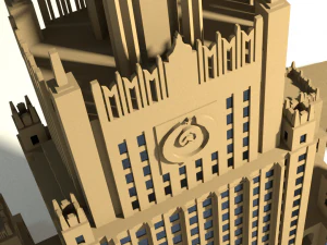 russian mfa building 3D Model