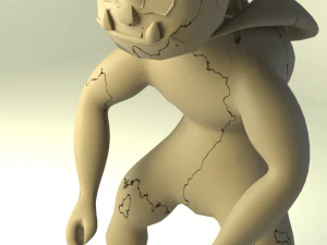 अच्छा गार्गॉयल 3D मॉडल