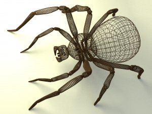 shaggy spider Modelo 3D