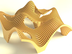 гладка структура фанери 3D Модель