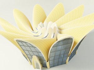 savyelus modern building Modelo 3D