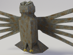 great grey owl 3D Model