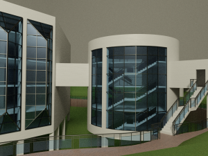 science center building 3D Модель