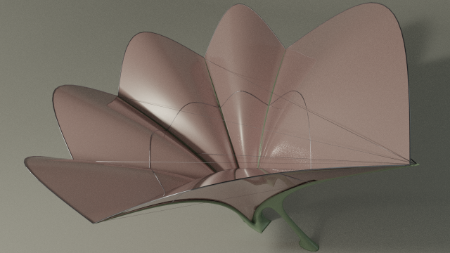 lily canopy 3D-Modell .c4d .max .obj .3ds .fbx .stl .blend 