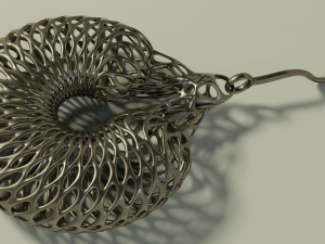 interstellar earring Modelo 3D