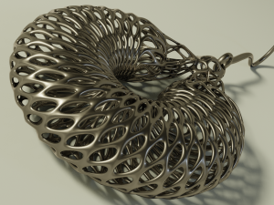 interstellar earring Modelo 3D