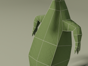 bold gavial Modelo 3D