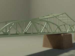 steel bridge 3D Model
