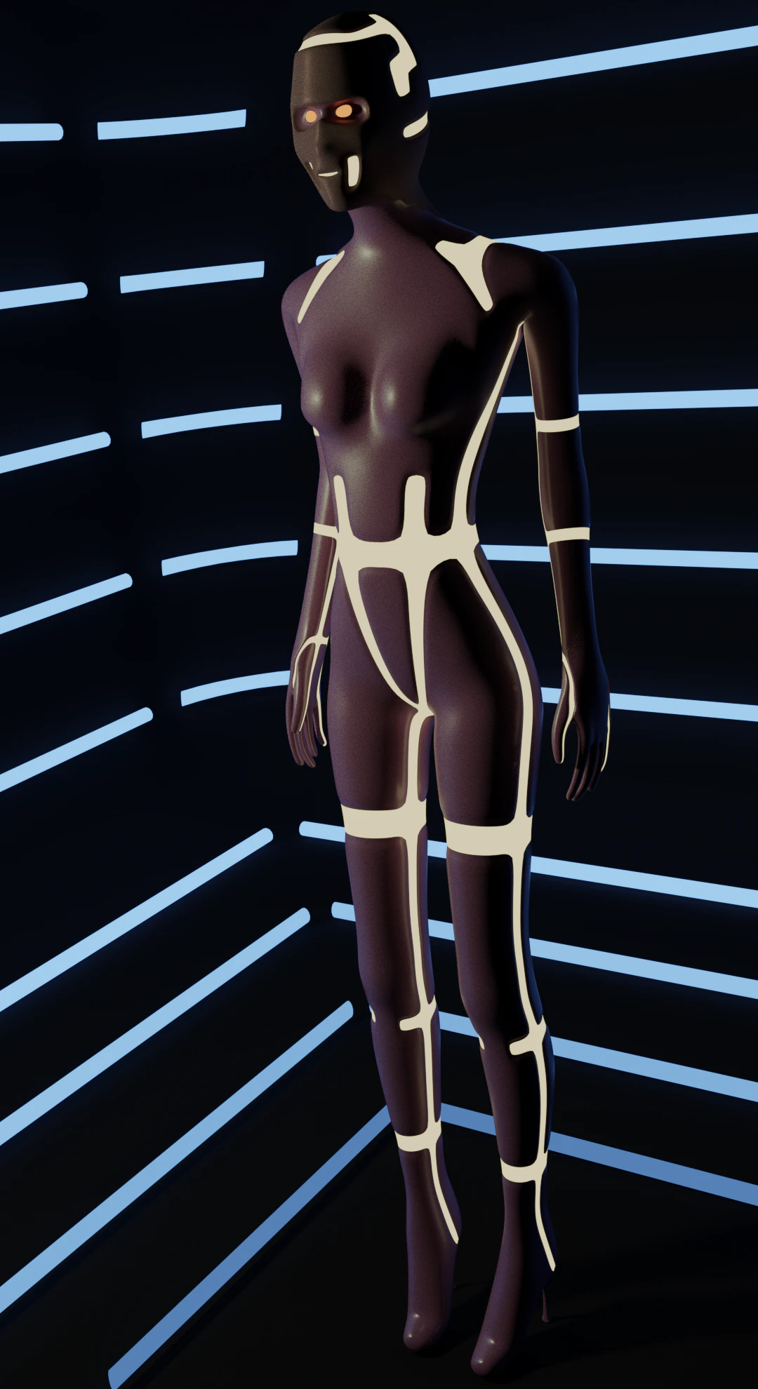 sparkling girl 3D Model .c4d .max .obj .3ds .fbx .stl .blend 