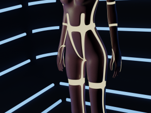 sparkling girl 3D Модель