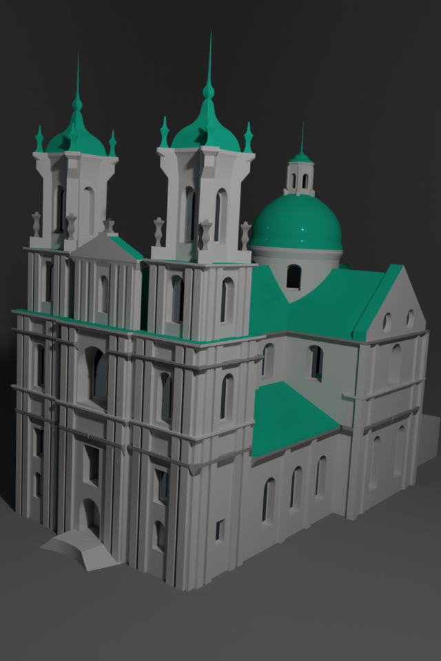 farny church Modelo 3D .c4d .max .obj .3ds .fbx .stl .blend 