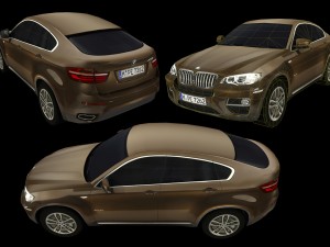 bmw x6 3D 모델